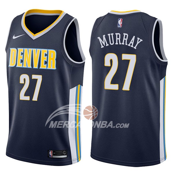 Maglia NBA Denver Nuggets Jamal Murray Icon 2017-18 Blu